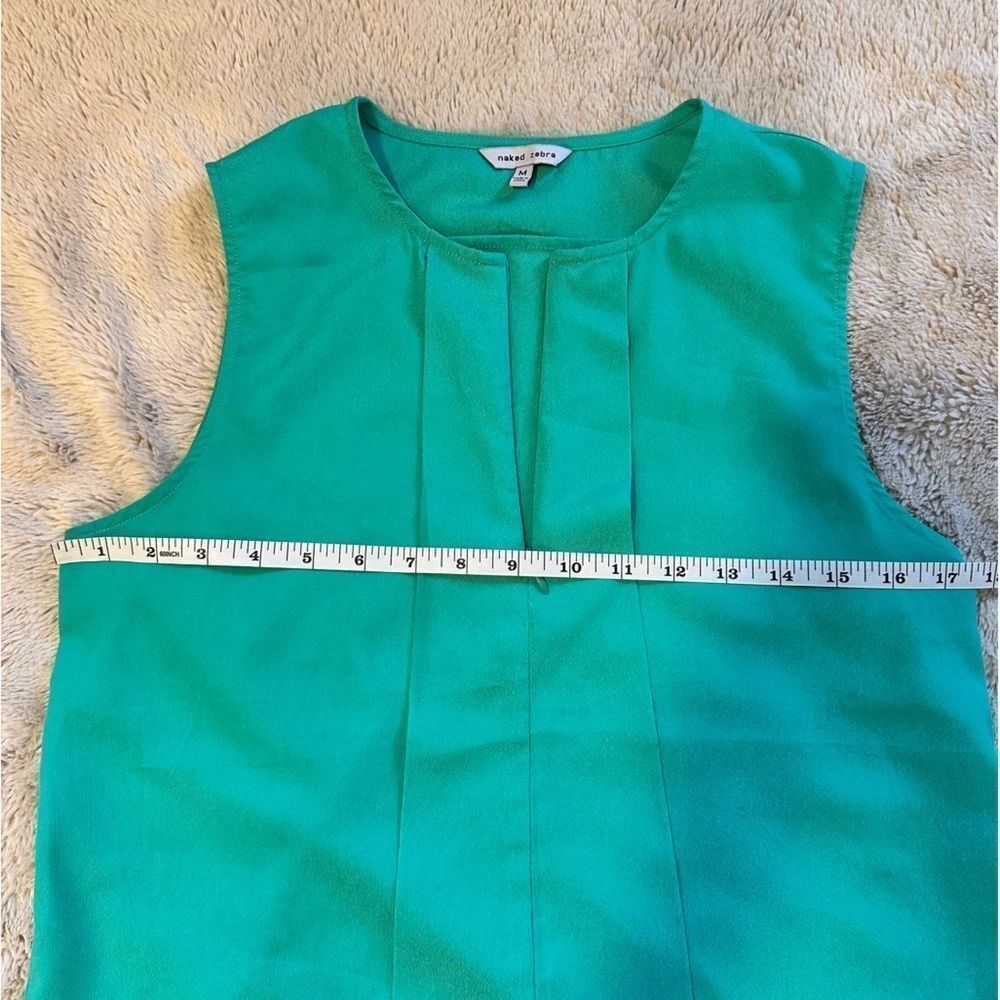 Sleeveless Blouse Mint Green - Picture 6 of 8